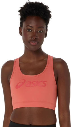 Бюстгальтер Asics Essential Logo Padless — dark pink clay