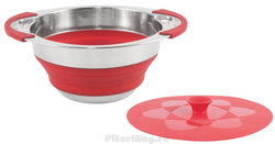 Кастрюля Outwell Collaps Pot w/lid 2.5L Red [650206]