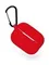Чехол силиконовый Gurdini Silicone Case с карабином для AirPods Pro 2 Красный