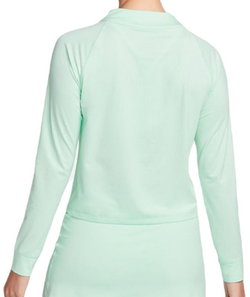 Женская теннисная футболка (dł. Рукава) Nike Court Dri-Fit Victory Top Long Sleeve - mint foam/black