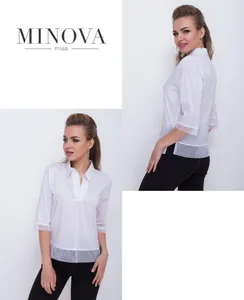Блуза 1097-белый Minova