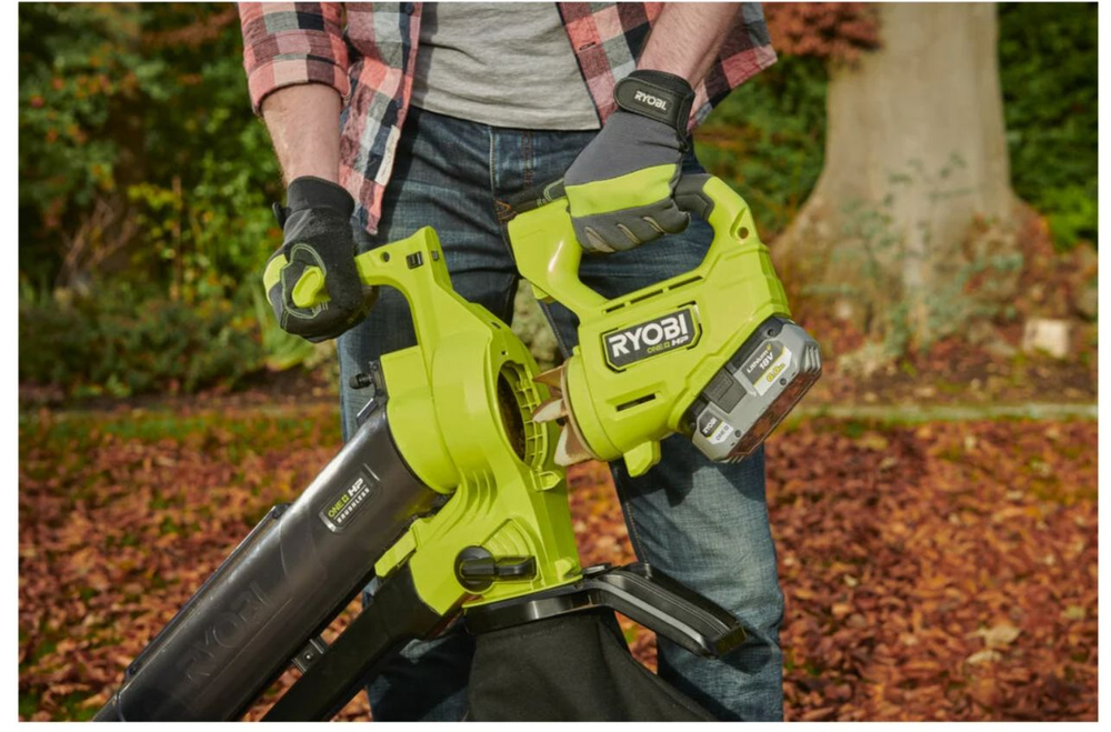 Бесщеточный садовый пылесос-воздуходувка Ryobi ONE+ 18В RY18BVXA-150 5133005666