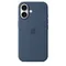 Чехол Silicone Case MagSafe для iPhone 16 Синий