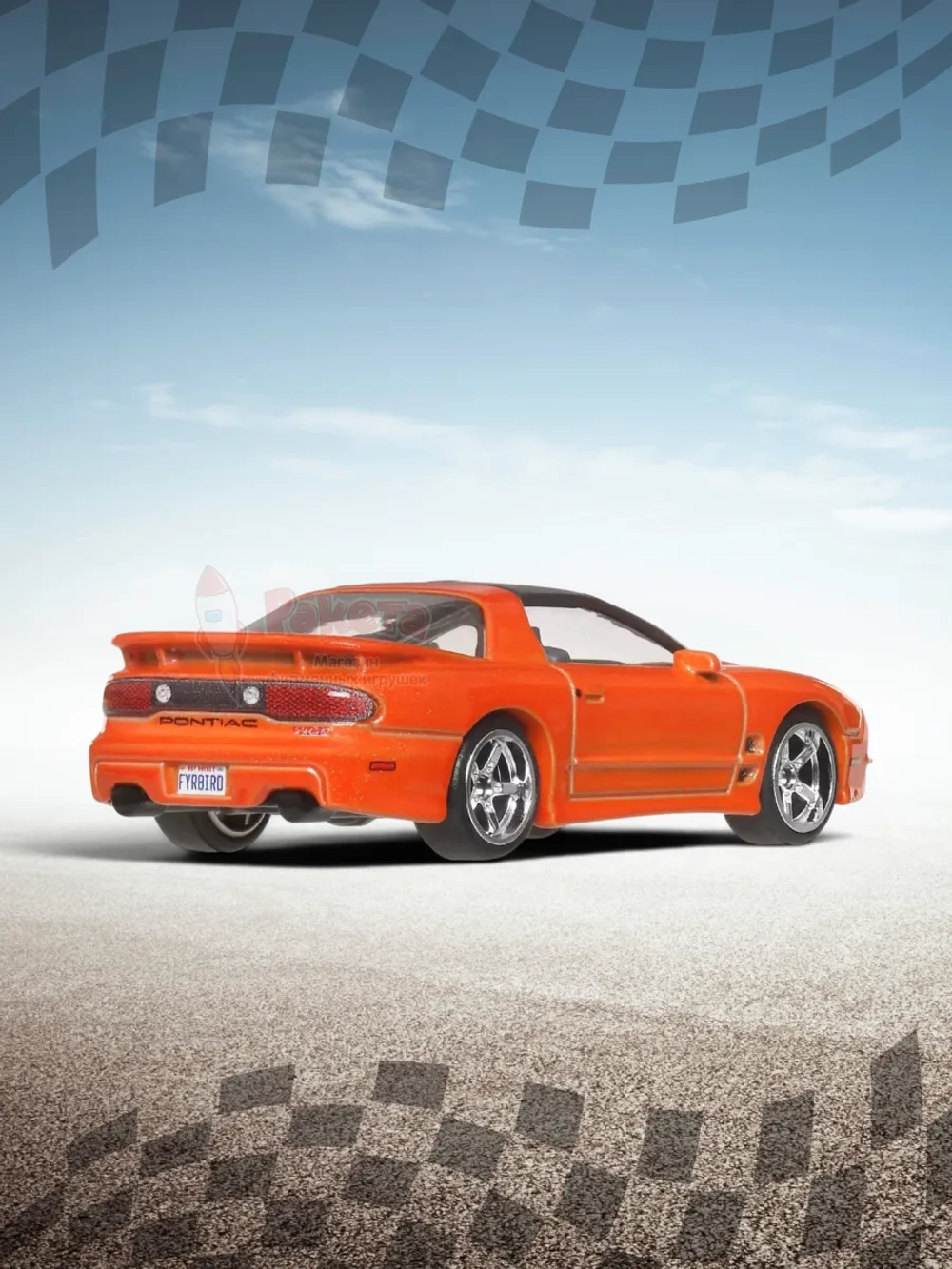 Машинка Хот Вилс Премиум 2002 Pontiac Firebird GJT68 JHW17