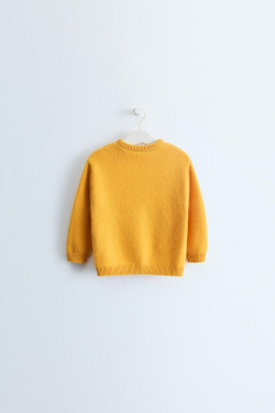 ZARA TIMELESS — СВИТЕР ИЗ 100% КАШЕМИРА, ЖЕЛТЫЙ