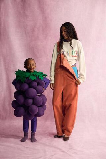 ZARA - FRUIT OF THE LOOM™ ДЖИНСОВЫЙ КОМБИНЕЗОН, КРАСНЫЙ/ОРАНЖЕВЫЙ