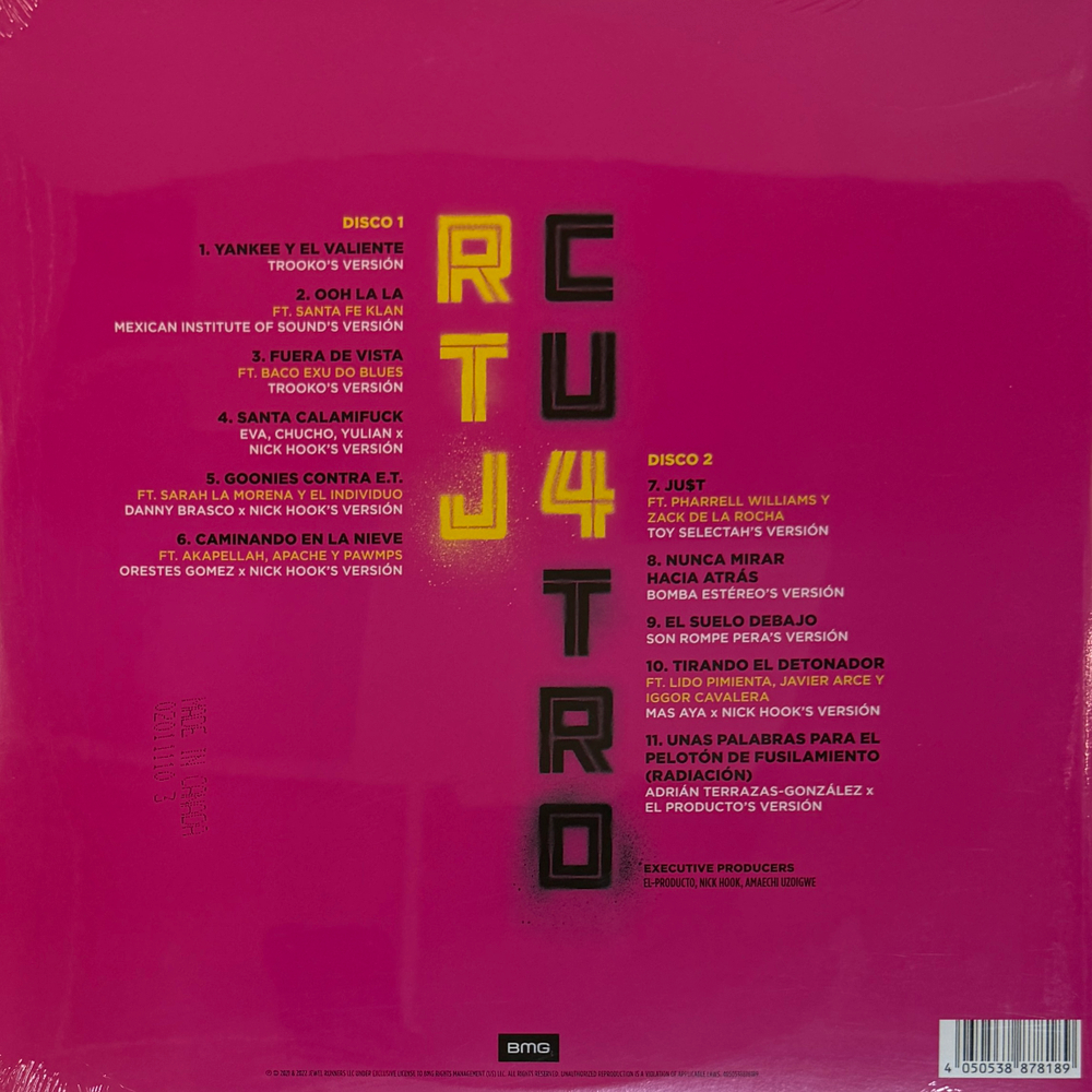 Run The Jewels ‎– RTJ Cu4tro 2LP (Канада 2023г.) Yellow