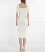 Платье KNITTED Elisabetta Franchi - экрю(AM67B42E2)
