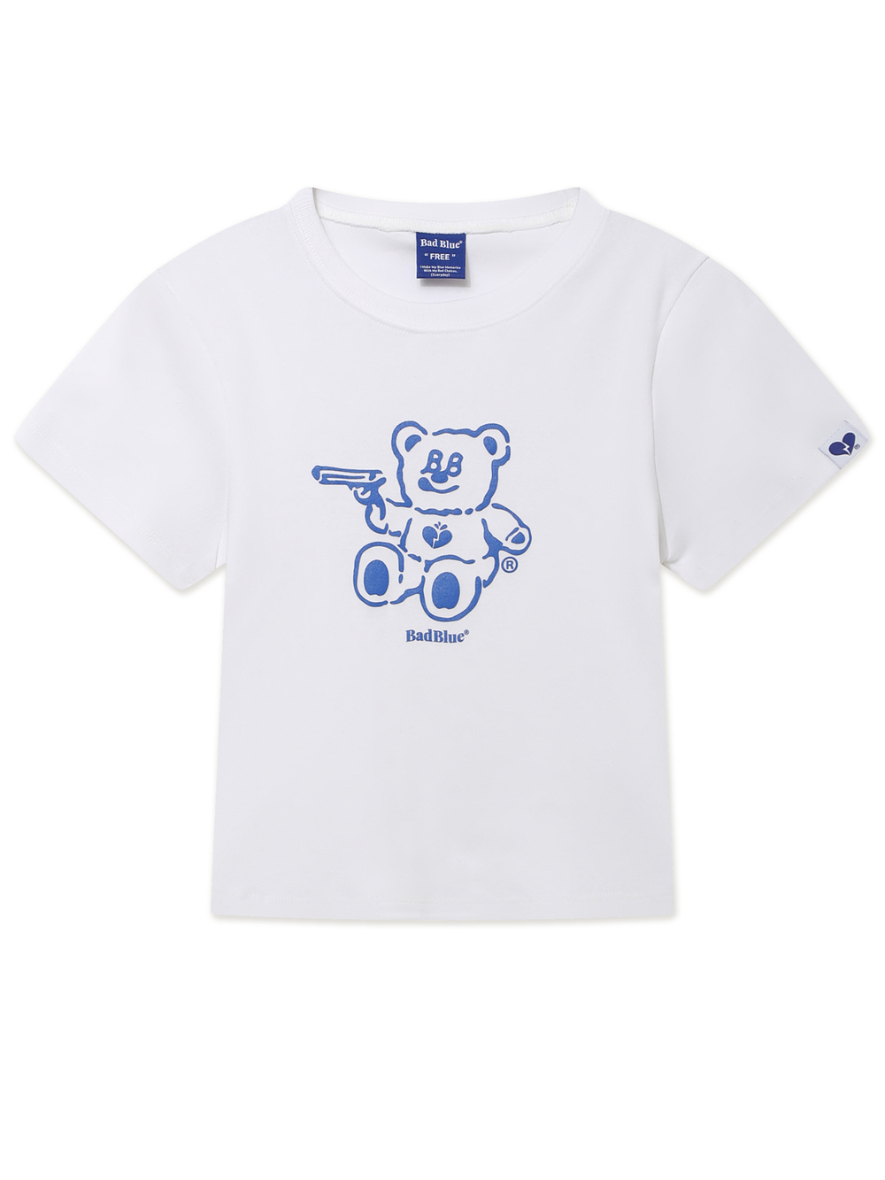 Женская Футболка Badbear Slim White