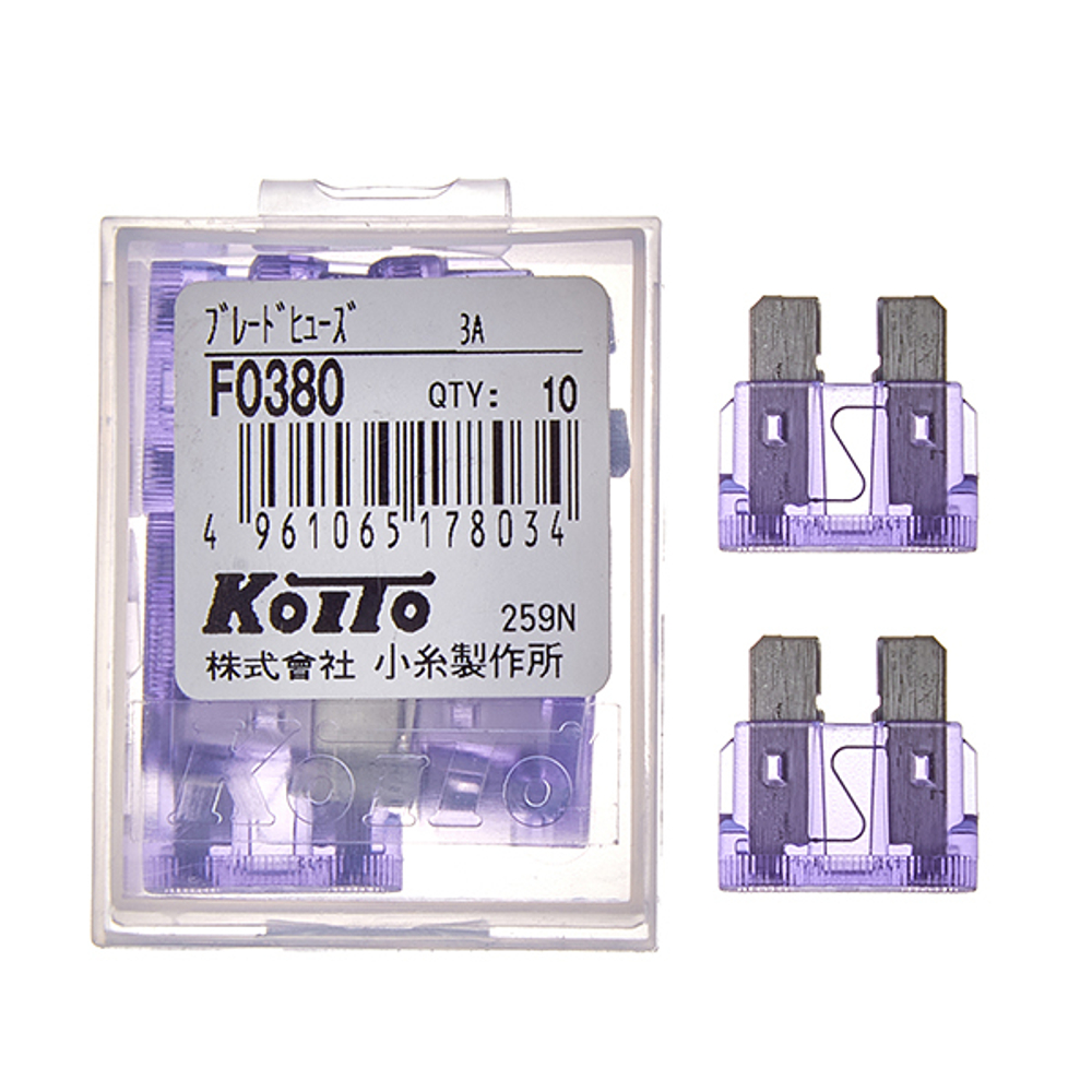 Предохранители Koito (кратность 10 шт.) F0380