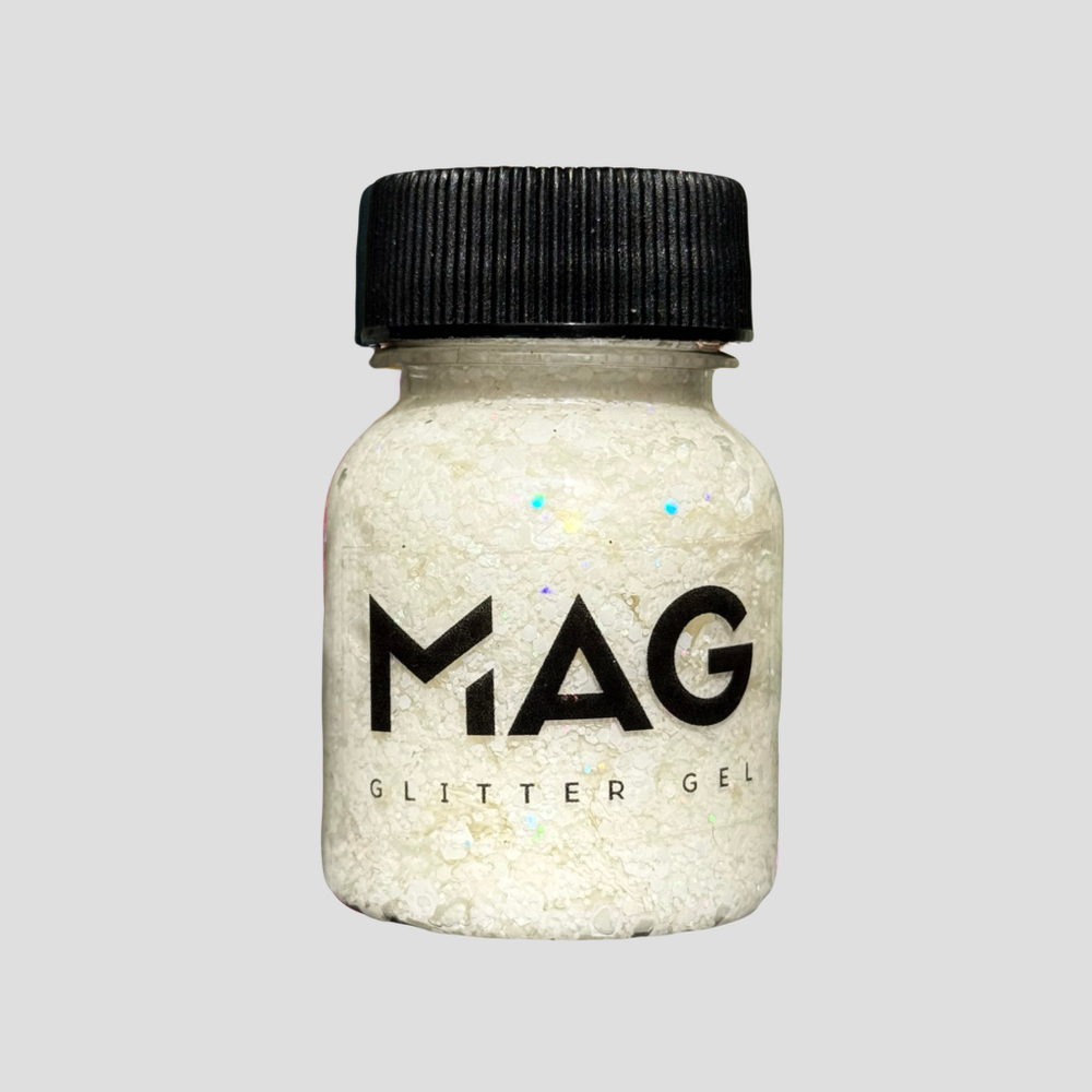 Гель блестки MAG Белый жемчуг 38 гр