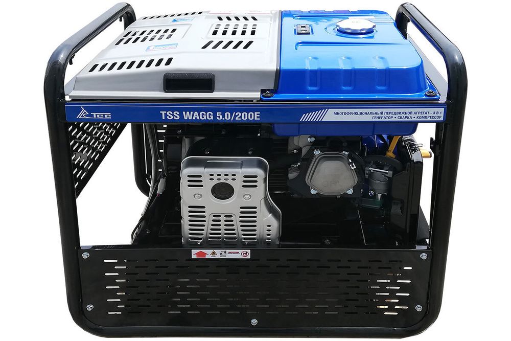 Сварочный бензогенератор с компрессором TSS WAGG 5.0/200E - 3 в 1
