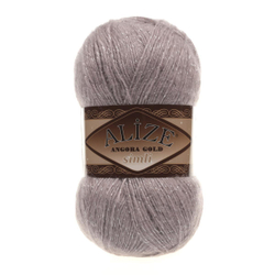 Пряжа Angora Gold Simli, 100 г, 500м, 20%шерcть,75%акрил,5% металлик (цена за 1 шт)