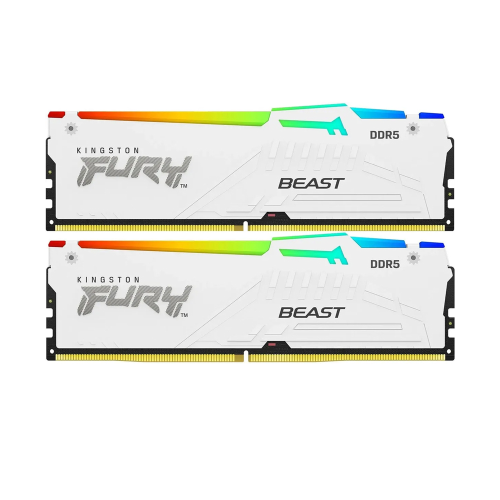 Комплект модулей памяти Kingston FURY Beast RGB KF560C36BWE2AK2-32 DDR5 32GB (Kit 2x16GB) 6000MHz
