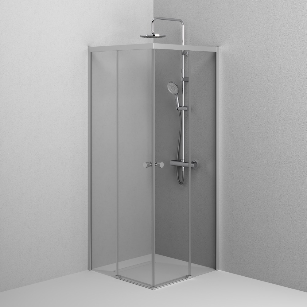 Душевое ограждение 80x80  см, без поддонс AM.PM X-Joy W94G-403-8080-MT1K