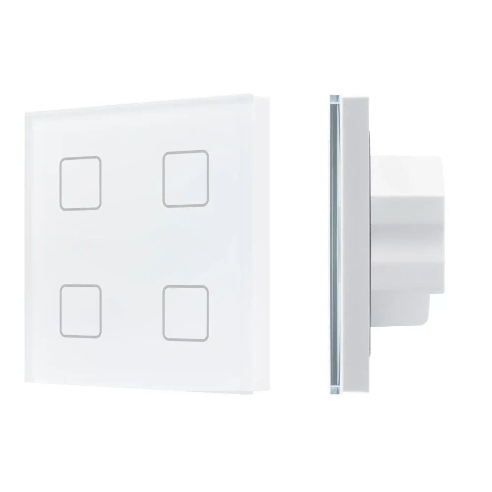 INTELLIGENT ARLIGHT Сенсорная панель DALI-301-11-IN White (BUS/24V, Backlight) (IARL, IP20 Пластик, 5 лет)