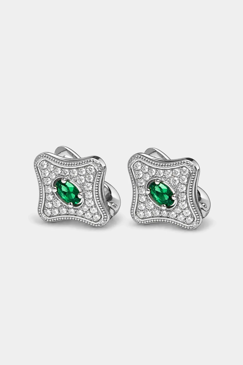 Серьги Quatrefoil
