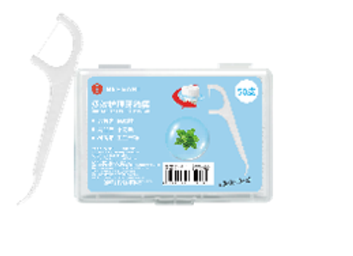 Зубная нить Xiaomi BEHEART Floss Pick (50шт) белая