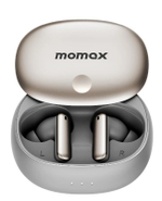 Наушники беспроводные Momax 1-Vibe Lite серебристые