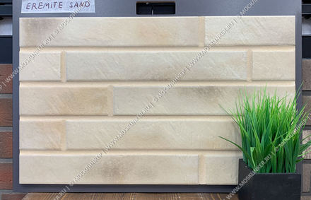 Paradyz Eremite Sand - Фасадная плитка структурная 397x65x11