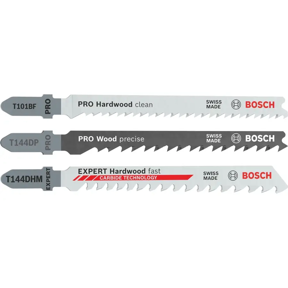Набор лобзиковых пилок дерево PRO BOSCH 2607011436