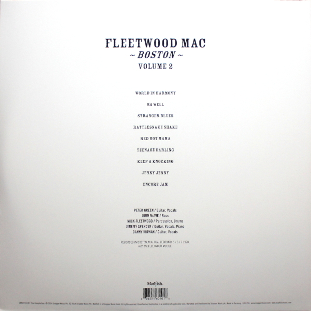 Fleetwood Mac / Boston - Volume Two (2LP)