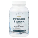 Micro Ingredients, комплекс чистых метилированных витаминов группы B с витамином C, 240 капсул
