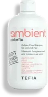 Шампунь бессульфатный для окрашенных волос Colorfix Ambient Tefia, 950 мл