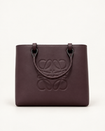 Сумка LOEWE Anagram Tote Medium, сливовый оттенок