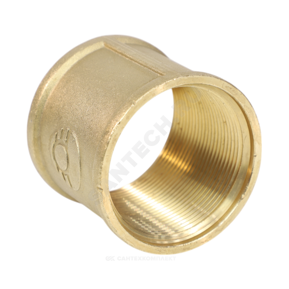 Муфта латунь Ду 40 (1 1/2") ВР/ВР VALFEX VF.170.L.112