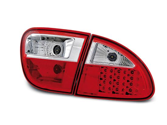 Задние фонари Seat Leon 1 red white led