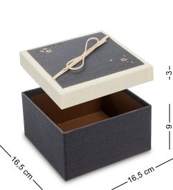 Packing Symphony WF-81-A Набор коробок из 3шт «Квадрат» цв.графитовый