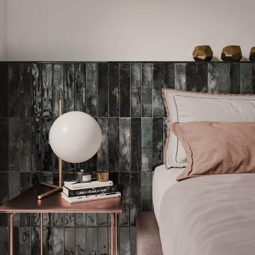 DNA Tiles Enamel TRUFFLE 5x25