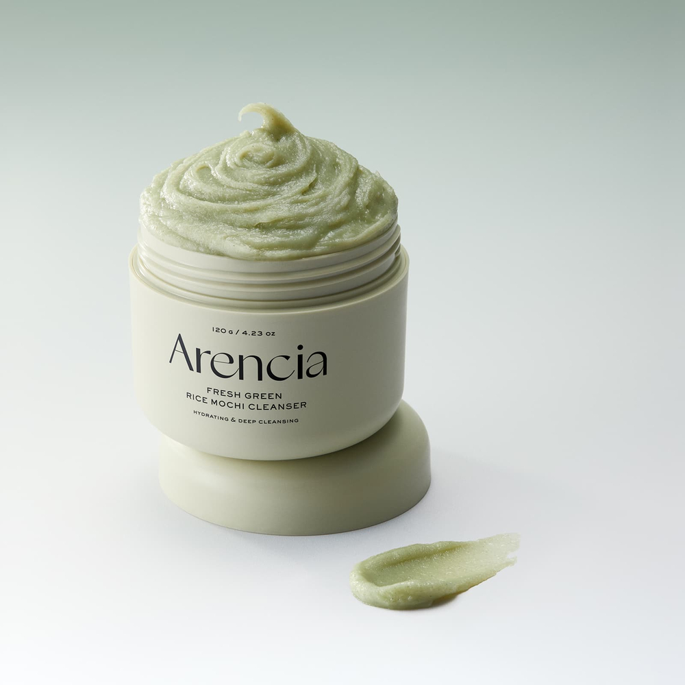 Arencia, очищающее средство с моти, со вкусом свежего зеленого риса, 120 г (4,23 унции)