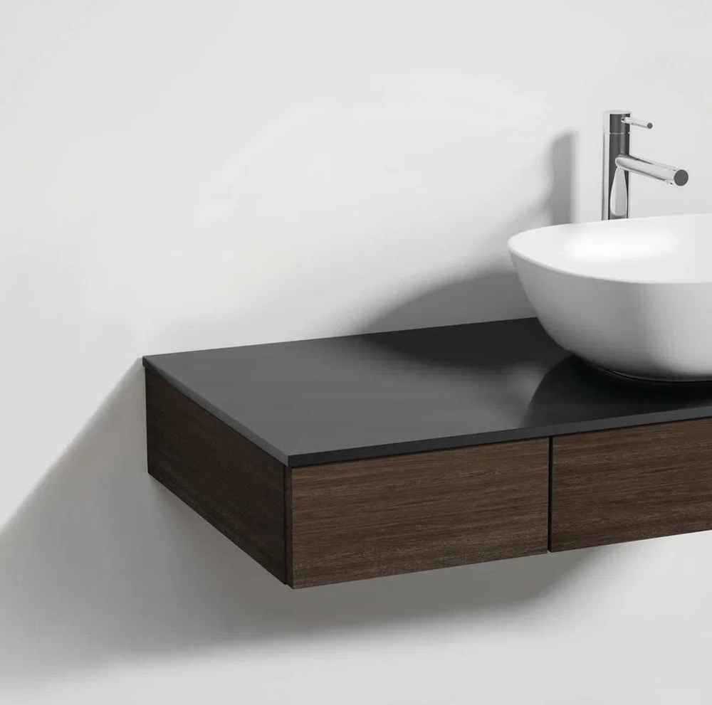 Тумба с раковиной VitrA Origin 90 см R 65677, темный вяз