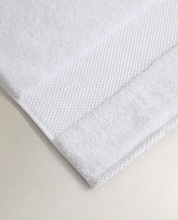 ZARA HOME МЯГКОЕ БАННОЕ ПОЛОТЕНЦЕ, БЕЛЫЙ