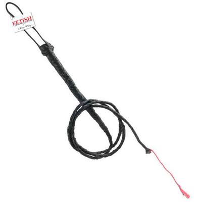 Кнут Fetish Fantasy Bull Whip (Цвет: черный)