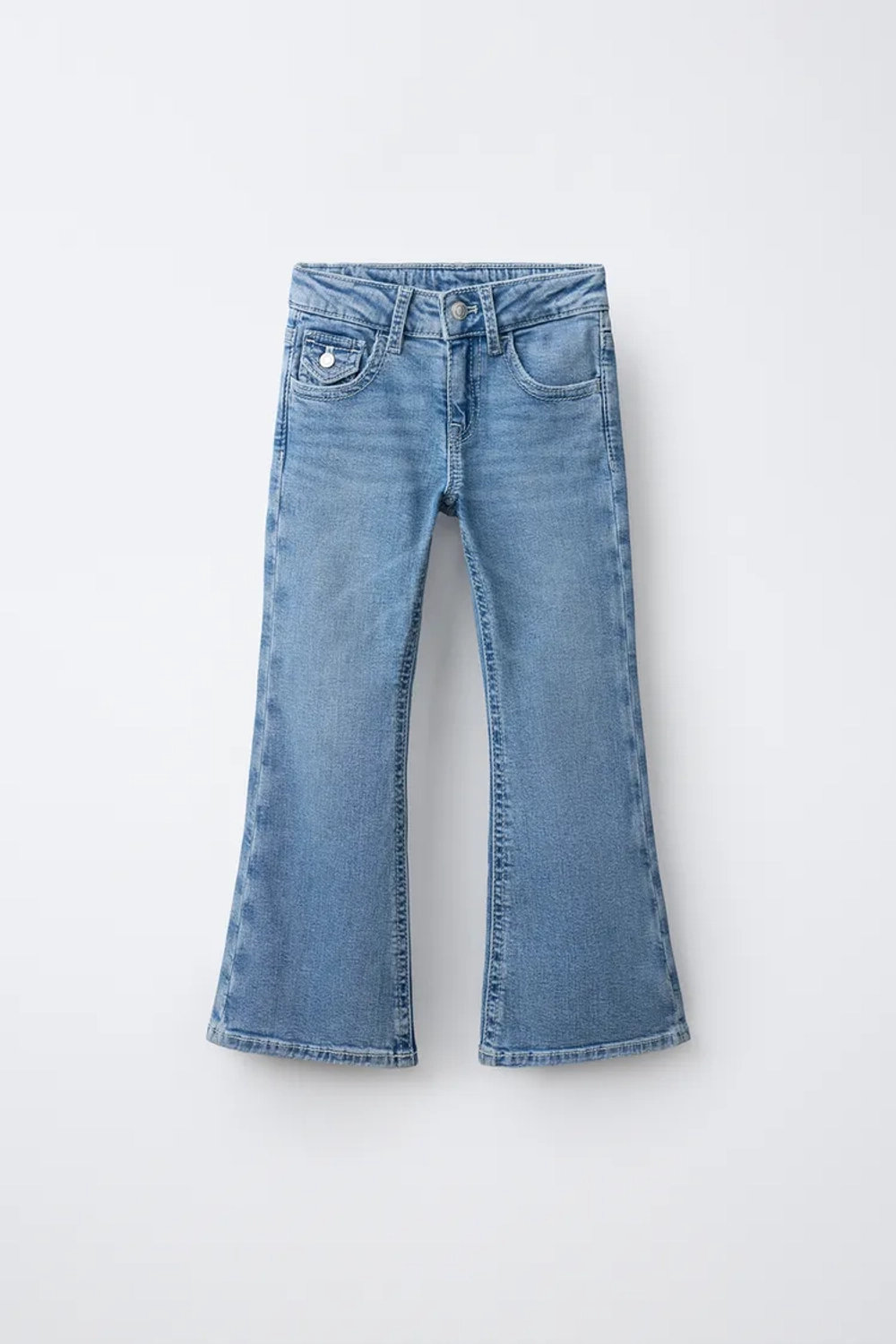 ZARA ДЖИНСЫ FLARE, СИНИЙ