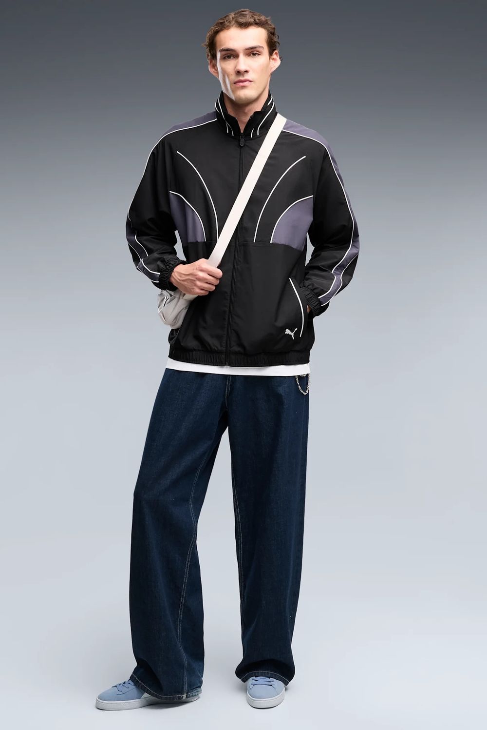Толстовка мужская PUMA T7 Relaxed Woven Track Jacket Cutline