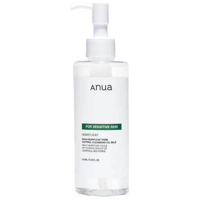 Гидрофильное масло для чувствительной кожи Anua Heartleaf Pore Control Cleansing Oil Mild 200 мл.