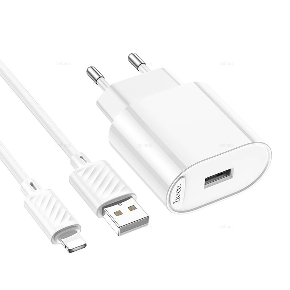 Зарядное устройство на Lightning Hoco C109A 10.5W (white)