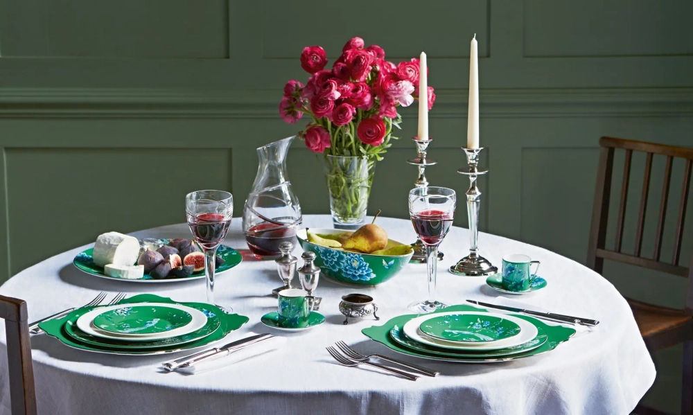 Wedgwood Jasper Conran Chinoiserie Green блюдце для чашки эспрессо 12 см EAN 032677949252