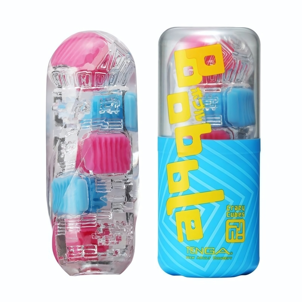 Мастурбатор Tenga Bobble Crazy Cubes (Цвет: прозрачный)
