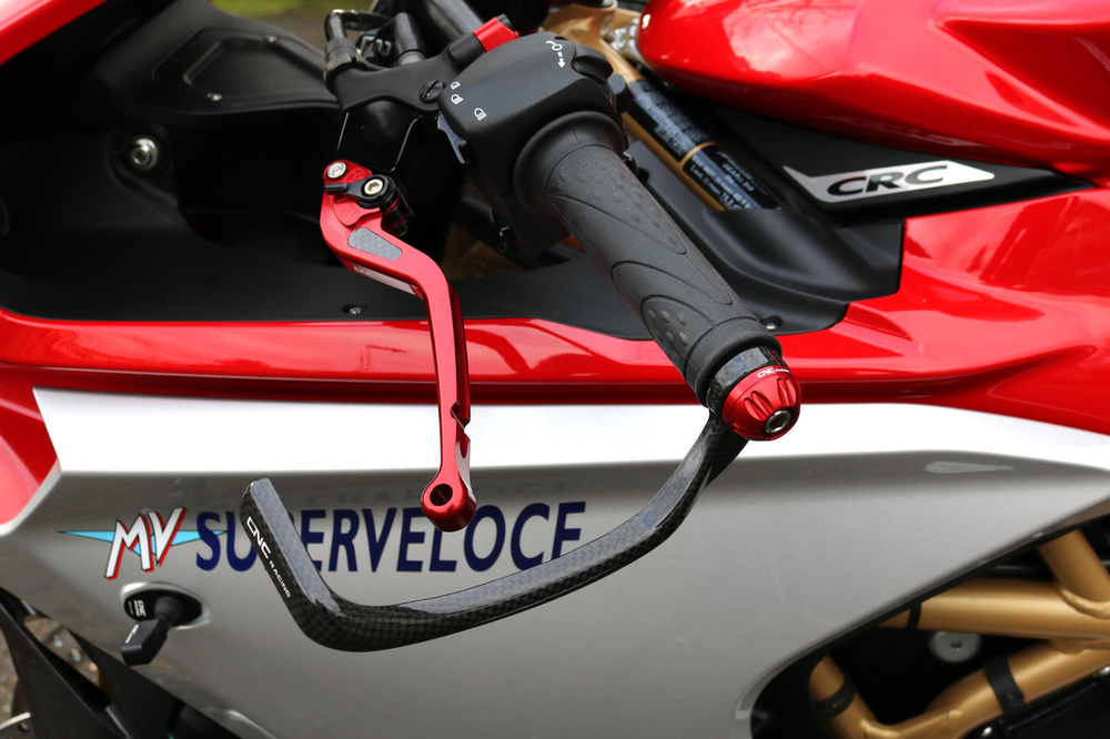 PL250K CNC RACING CLUTCH LEVER GUARD GLOSSY CARBON
