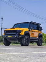 Защита бампера и защитой картера для BAIC BJ40E 2025+ БАЙК силовой стальной бампер защита днища дуга