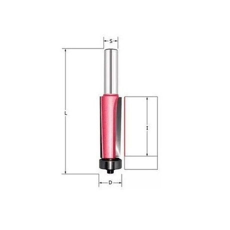 Фреза обгонная 12,7 x 50,8 x 106 мм S 12 Z 2, нижний подшипник PROCUT 151261P