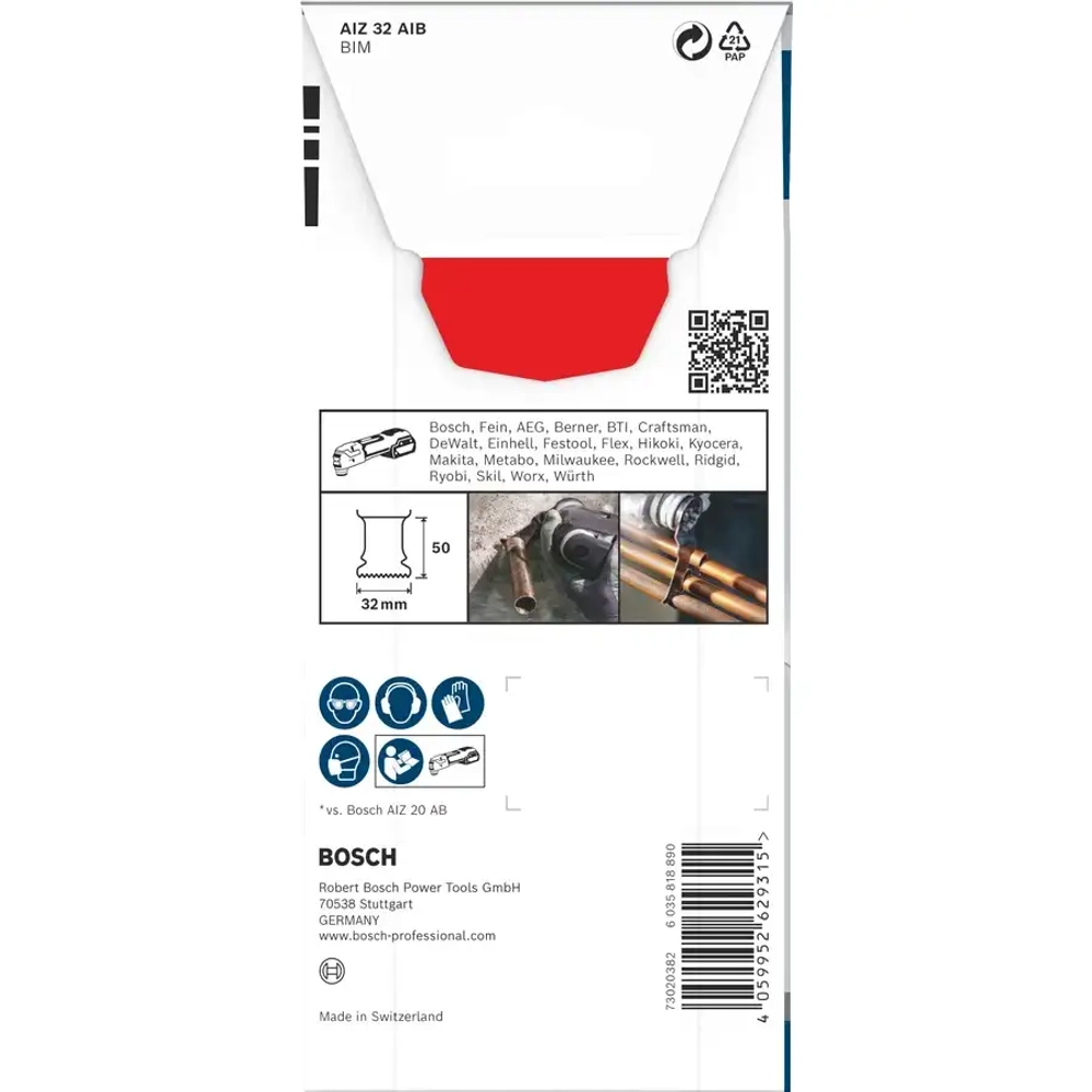 Погружное полотно 32x30 мм Metal PRO Starlock BIM AIZ 32 AIB BOSCH 2608669074