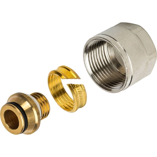STOUT Фитинг компрессионный для труб PEX-AL-PEX 20*2,0*3/4 (евроконус)*