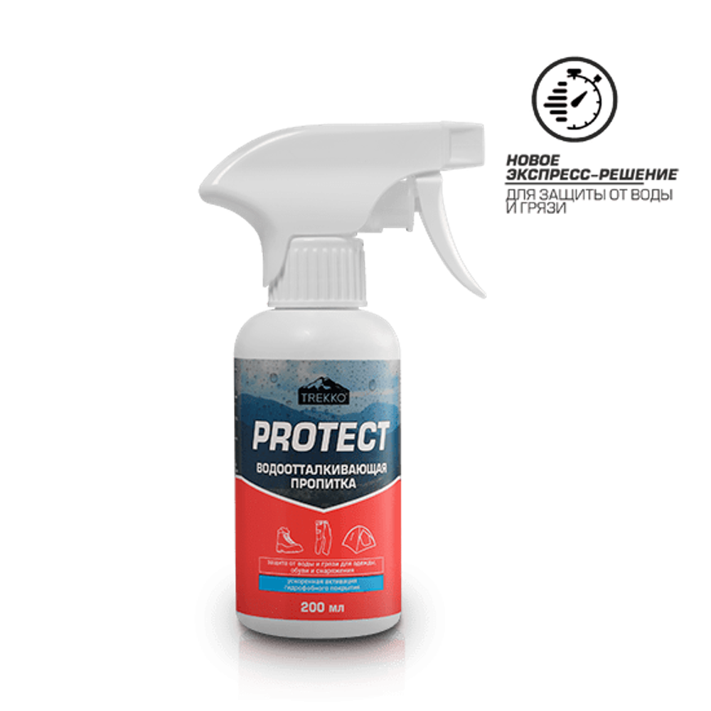 ВОДООТТАЛКИВАЮЩАЯ ПРОПИТКА TREKKO PROTECT 200 МЛ