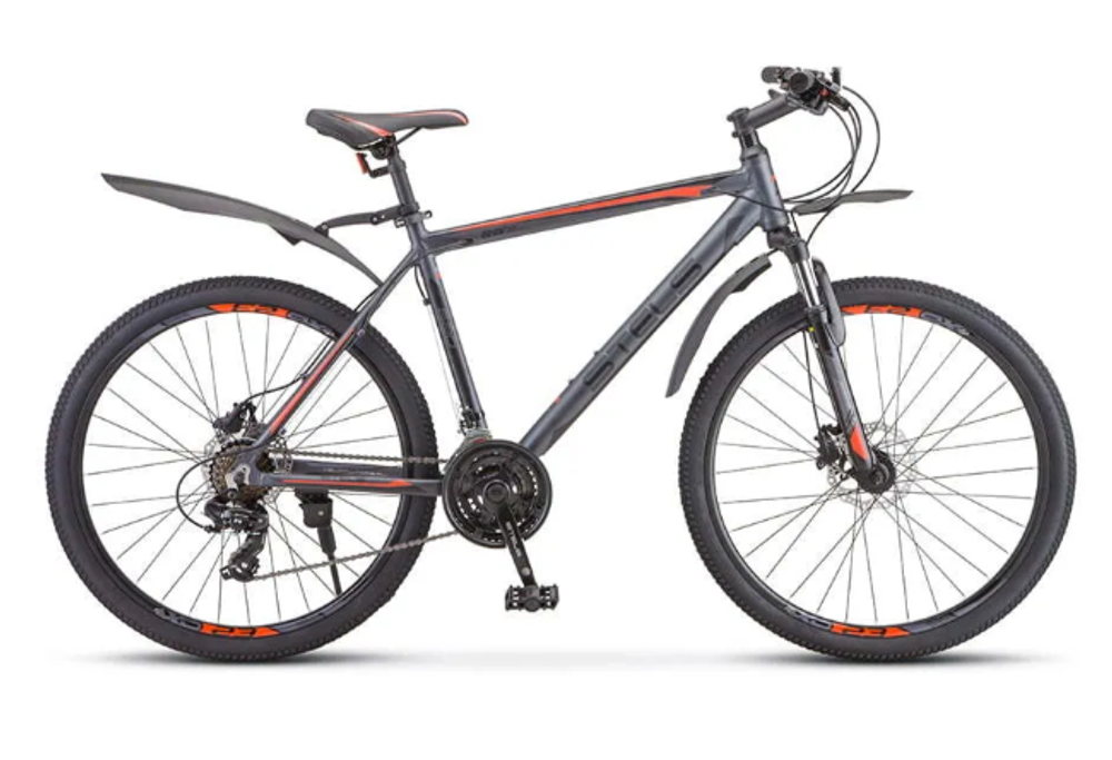 Велосипед Stels Navigator 620 D 26"рама 14,цвет Антрацитовый